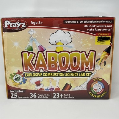 Playz Kaboom Explosive Combustion Science Lab Kit (SEE DETAILS)