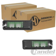2x DIEDERICHS KENNZEICHENLEUCHTE passend für PORSCHE PANAMERA SEAT LEON TOLEDO