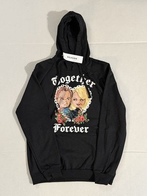 Reason Chucky Together Forever Graphic Black Hoodie Medium