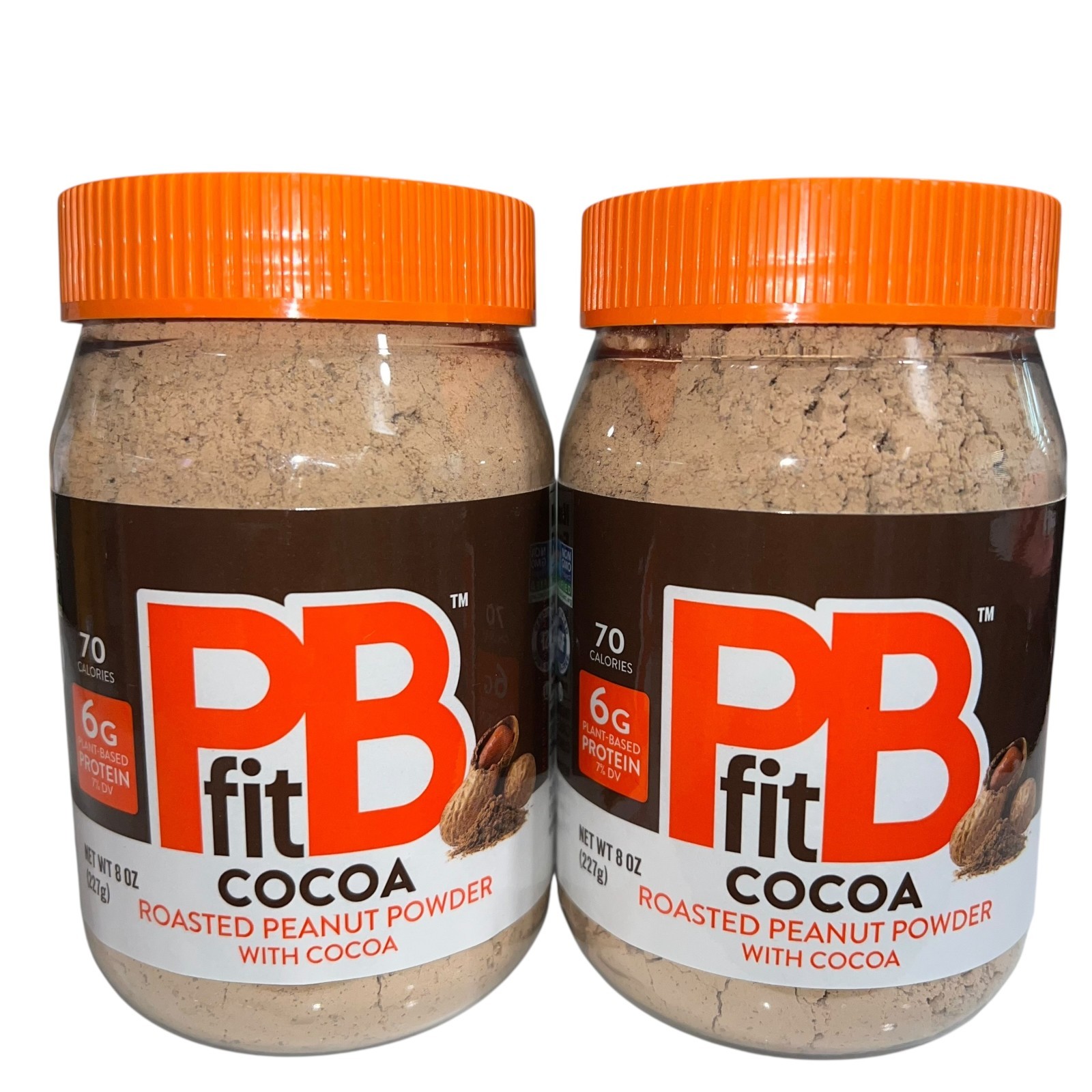 PBfit Chocolate Peanut Butter Powder 8oz - 2 Pack - Low Fat