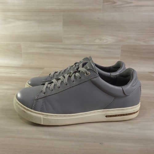 Birkenstock Bend Low Sneakers Size EUR 40 US 9 Gray Leather Footbed Lace Up - Bild 6 von 15