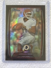 2013 Bowman Football Jordan Reed Black Border Rookie Card! RC Redskins!. rookie card picture