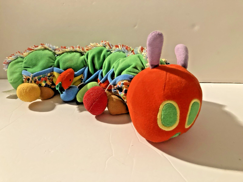 Eric Carle's The Very Hungry Caterpillar Plush Baby Toy w/ Food Attached
