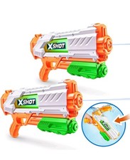 Zuru X Shot Water Blaster Fast Fill 2 Pack Pump Action - 24 Fl Oz