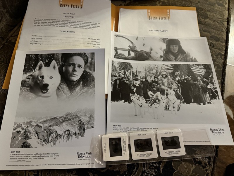 Iron Will Press Kit Mackenzie Astin Kevin Spacey Film Slides And Photo Stills