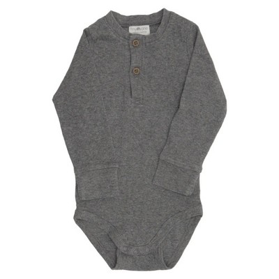 Tiny One, Body, Größe: 74, Grau, Baumwolle/Elasthan, Einfarbig #Emy