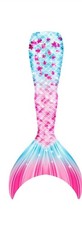 Danvren Mermaid Swimsuit Girls Bathing Suits Swimwear Bikini 3 Pcs Size 6