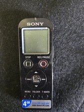 Sony ICD-UX523BLK Digital Voice Recorder - Black