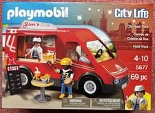 Playmobil 5677 City Life Food Truck Imbiss-Wagen 69 Teile NEU OVP