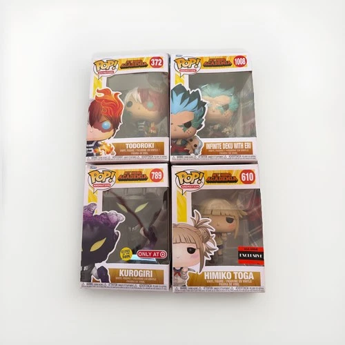 My Hero Academia Funko Pop Lot of 6 Exclusives Bakugo Todoroki Deku Tokoyami