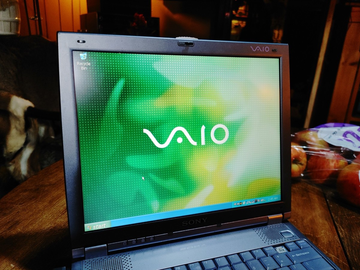 Rare Retro Sony VAIO PCG-632L Laptop Pentium III 30GB HDD 256MB