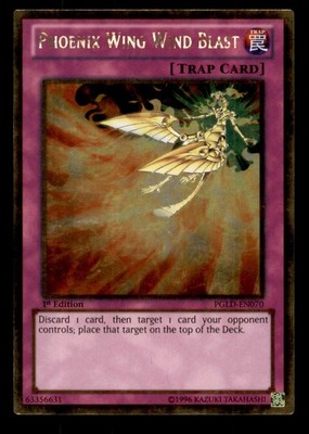 Phoenix Wing Wind Blast Gold Rare Premium Gold PGLD-EN070