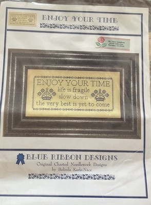 Blue Ribbon Designs  Anything Is Possible Sampler Fabric Thread New