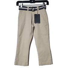 Cherokee Boys Khaki Pants 5 Relaxed Straight Belt NWT