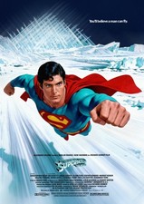 SUPERMAN DC comics ART PRINT FILM POSTER RETRÒ Christopher Reeve 26
