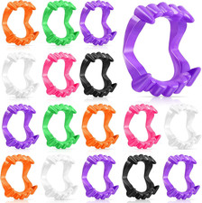 200 Pieces Halloween Plastic Vampire Teeth Halloween Fangs Plastic Werewolf Teet