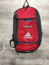 Adidas Sport Backpack Hydroshield Red Hawk Volleyball Logo BlackRed Big Pockets 