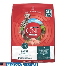 High Protein Large Breed Puppy Food Real Chicken Growth Joint Health DHA 31.1lb 2.25 per pound