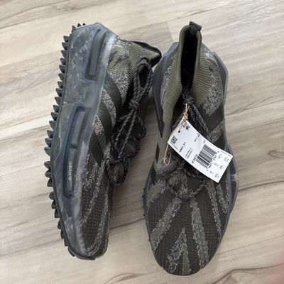 Adidas Mens Nmd S1 Low Top Sneaker Green Camo Tiger Strips Lifestyle Shoes  10.5 | eBay