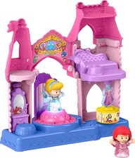 Little People Disney Princess Shimmer  Glow Dress Shop Playset  2 Figures New