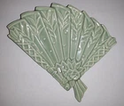 Vintage McCOY Fan Shaped Wall Vase