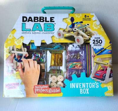 Dabble Lab Kids Inventor's Box 250+ Pieces Fun Educational Crafts Ages 8+  NEW