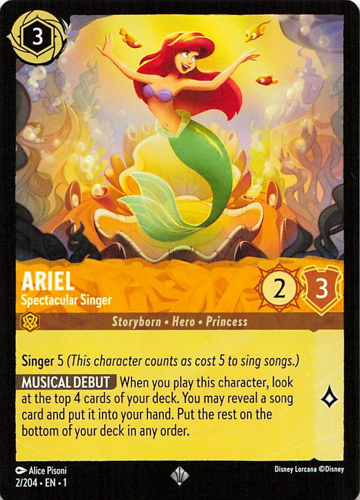 The First Chapter #2/204 Ariel Super Rare Near Mint or Better