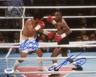 Sugar Ray Leonard and Roberto Duran Autographed 8x10 Photo - PSA/DNA COA