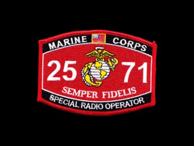 MOS 2571 SPECIAL RADIO OPERATOR PATCH  WOW  PIN UP COMM GIFT WOW