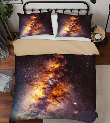 3D Yellow Cloud ZZHU67 Bed Pillowcases Quilt Duvet Cover Set Queen King Zoe