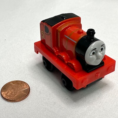 Thomas & Friends JAMES 2.25'' Mini Train Trains H40A back hook Gullane Mattel