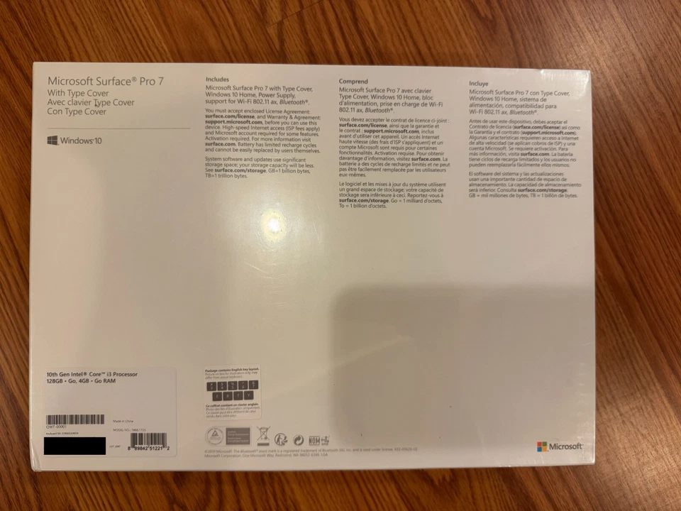 Microsoft Surface Pro 7 12.3" (128GB SSD, Intel Core i3 10th Gen., 3.40 GHz,... - Image 2 of 2