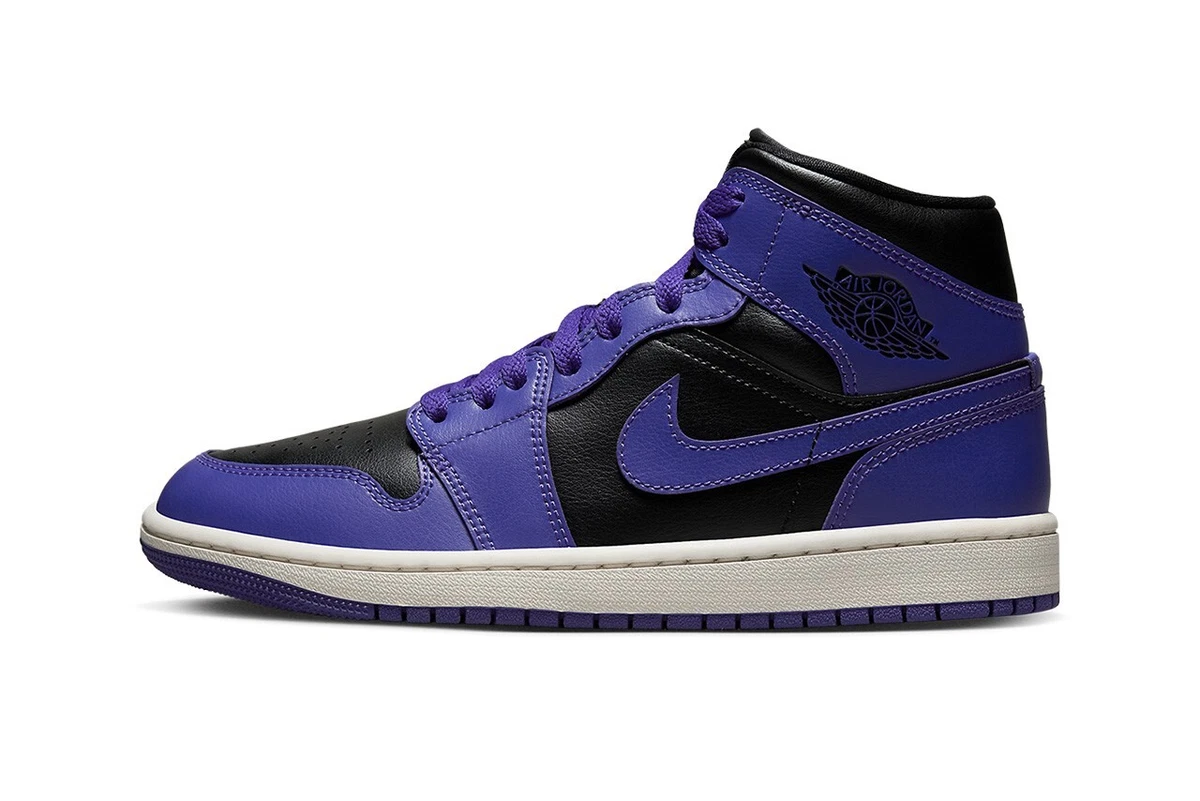 Purple black deals jordan 1
