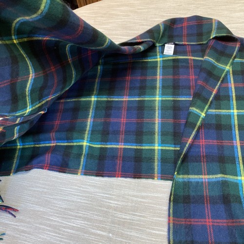J. Crew Tartan Poncho Cape Scarf W/ Arm Holes, Plaid Cozy Holiday Christmas - Picture 6 of 9