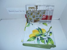 Lemons Tablecloth Le Tovaglie Angel's Collection Rectangular Table Cover 55"x94"