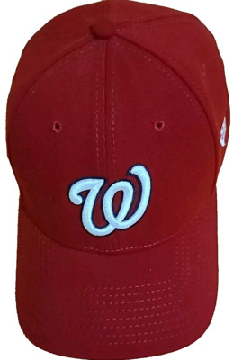 Hat New Era MLB 39Thirty Flex Fit Cap Washington Nationals Size Med/Large  Red.