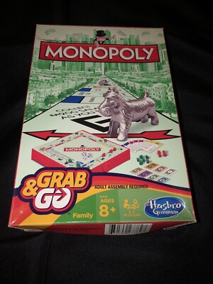 Monopoly Grab & Go Game Brand New
