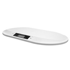 Plastic Baby Scale LCD Display 20kg Weight Capacity 21.65 x 12.59 x 1.06 inch