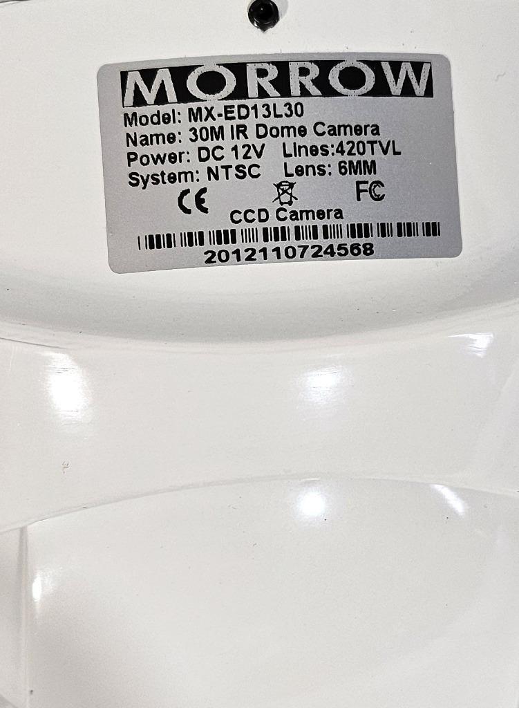 NTSC Closed Circuit Dome Style Security Cameras 30M IR 420TVL 6MM BULK LOT of 4