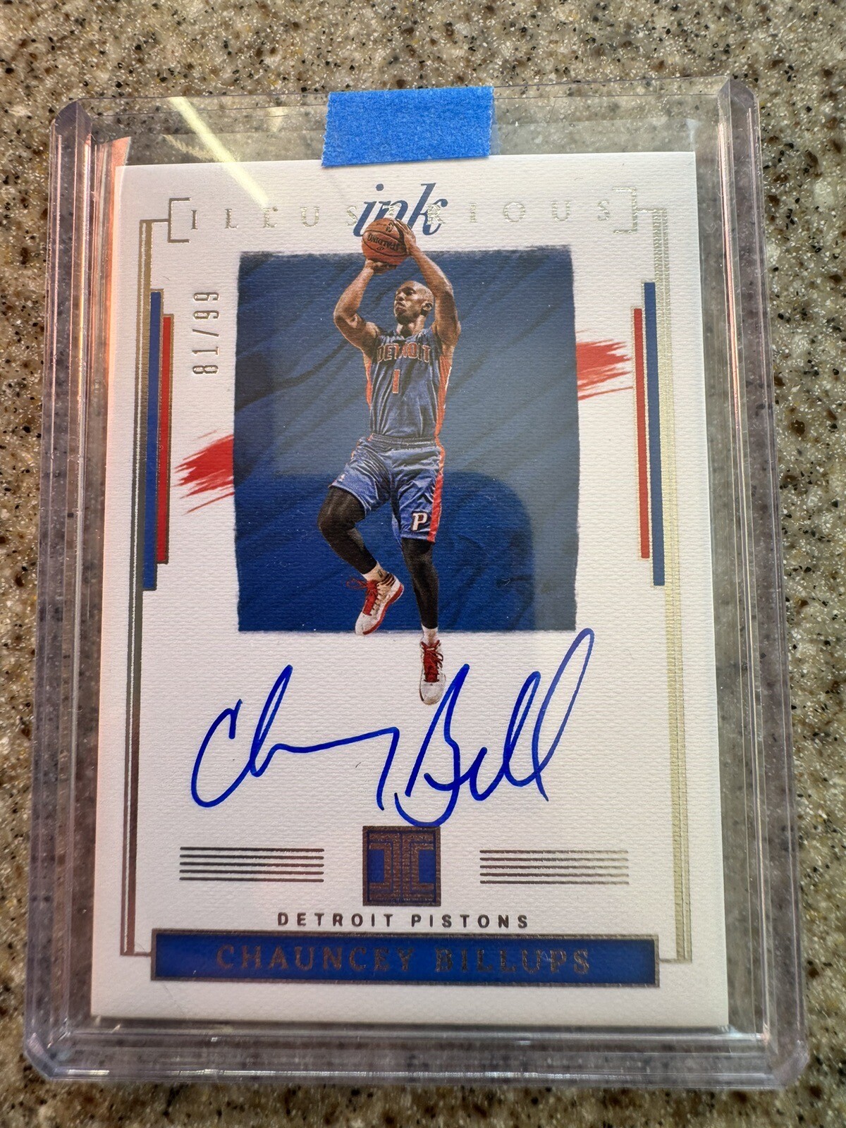 202122 Panini Impeccable Illustrious Ink 81/99 Chauncey Billups Auto