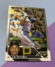 2023 Topps Chrome #108 Cal Mitchell RC  - Pittsburgh Pirates