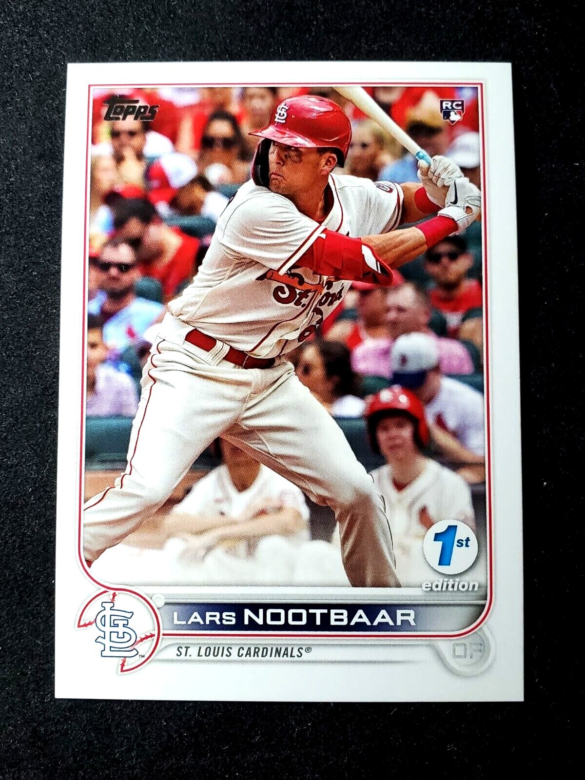 2022 Topps Series 1 1st Edition Lars Nootbaar #58 Rookie RC Centered Sharp #58