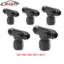 AN4/AN6/AN8/AN10/AN12 Male Tee Adapter Female Swivel on Side T Piece Fitting