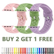 Cinturino sportivo in silicone iWatch per Apple Watch 9 8 7 6 5 Ultra 2 41/45/49 mm