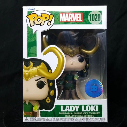Funko Pop Marvel #1029 Lady Loki Pop in a Box Exclusive Bobble-Head + Protector