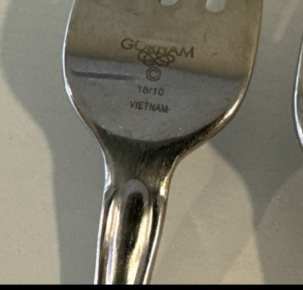 Gorham Stainless 18/10 Melon Bud VIETNAM Flatware Forks Spoons 5