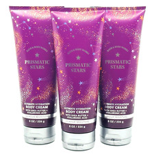 3-Pack Bath  Body Works PRISMATIC STARS Ultimate Hydration Body Cream Set 8 oz