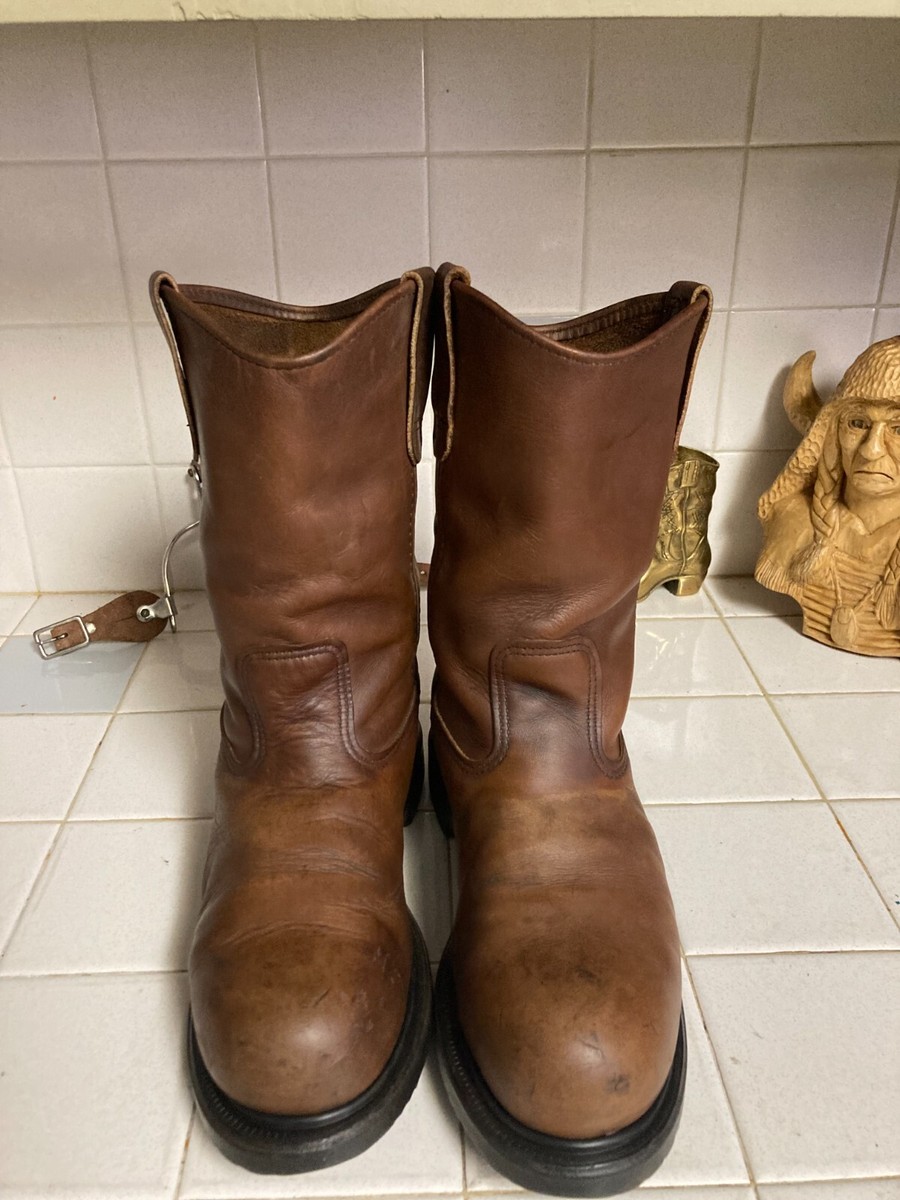 redwing ペコスブーツ　8.5 US Red Wing Boots Pecos Brown 2231 Steel Toe Work Boots 8.5 D Made In