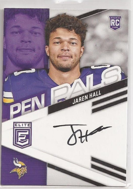 2023 Panini Donruss Elite Pen Pals Jaren Hall On Card Auto #PPJHA