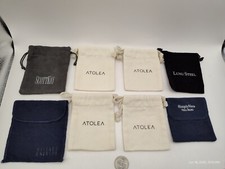 Jewelry 8 Dust Bags 4 Atolea-Scott Kay-Hillard & Hason-Simply Vera-Luxu Steel